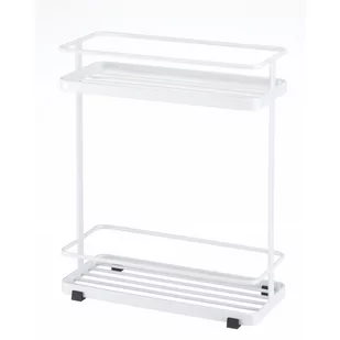 Biały dwupiętrowy organizer Yamazaki Tower - Półki łazienkowe - miniaturka - grafika 1