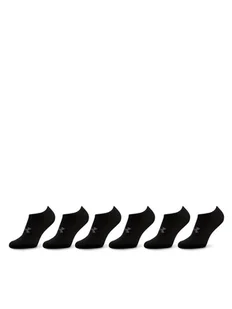 Under Armour Zestaw 6 par stopek unisex Ua Essential No Show 6Pk 1382611-001 Czarny - Skarpetki męskie - miniaturka - grafika 1