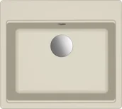 Zlewozmywaki - ELLECI Zlew TIME 105 bianco soft (G39) GRANITEK (LG210539FIXCI) - miniaturka - grafika 1