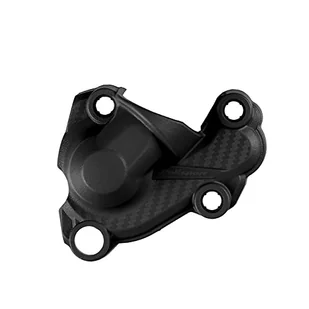 POLISPORT 8485200001 - osłona pompy wodnej twarda obudowa z bardzo wytrzymałą i odporną na uderzenia kompatybilna z motocyklami HUSQVARNA, KTM, GAS GAS w kolorze czarnym - Części motocyklowe - miniaturka - grafika 1