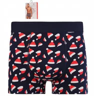 Majtki męskie - Bokserki Męskie Bawełna W Świąteczne WZORY NA PREZENT DLA NIEGO MORAJ - XL - miniaturka - grafika 1