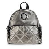 Plecaki - Plecak Monnari BAG4660-022 Srebrny - miniaturka - grafika 1