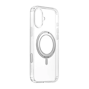 Etui ochronne do iPhone 16 Baseus SkyRing 360° MagSafe + stojak (przezroczyste) - Etui i futerały do telefonów - miniaturka - grafika 2