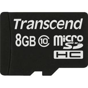 Karta pamięci TRANSCEND microSDHC, 8 GB, Class 10 - Karty pamięci - miniaturka - grafika 1