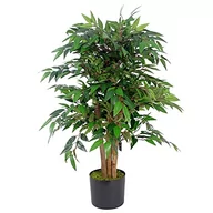 Sztuczne drzewka - Leaf Realistyczne sztuczne drzewo/roślina, 90 cm drzewo Similax, AZ-FICUS - miniaturka - grafika 1