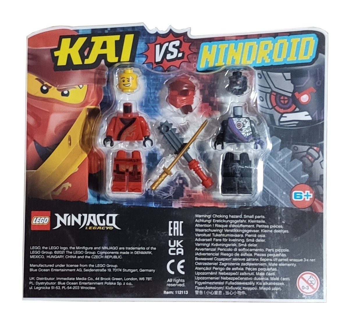 LEGO Ninjago Blister – Kai vs. Nindroid #112113