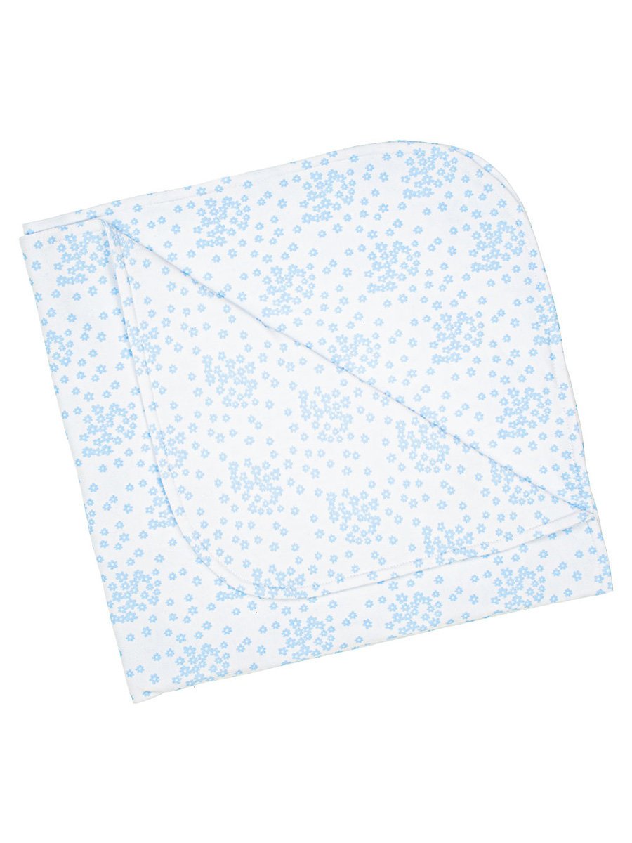 Dziecięcy pled 74cmx74cm kwiatki niebieskie Nicol r.ONESIZE
