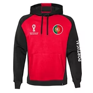 Bluzy męskie - FIFA Męska bluza z kapturem Official World Cup 2022, męska, Canada, rozmiar XL (DE), czerwona, XXL, czerwony, XXL - miniaturka - grafika 1