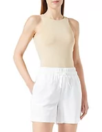 Spodenki damskie - VERO MODA Damskie szorty Vmcarmen Hr Loose Noos, Snow White, L - miniaturka - grafika 1