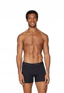 Majtki męskie - LEVIS CZARNE BOKSERKI MĘSKIE Z BAWEŁNY Z ELASTANEM 3- PACK L J9A - miniaturka - grafika 1