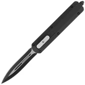 Noże - Nóż automatyczny Dulotec OTF Black Aluminium, Black/Satin 3Cr13MoV (K190A-BK) - miniaturka - grafika 1