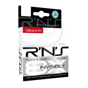 Dragon Plecionka Rns 8X Invisible 0.22mm 20.25 kg - Żyłki wędkarskie - miniaturka - grafika 1