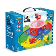 Zabawki konstrukcyjne - Wader, Myjnia Samochodowa Play Trucks Basic - miniaturka - grafika 1