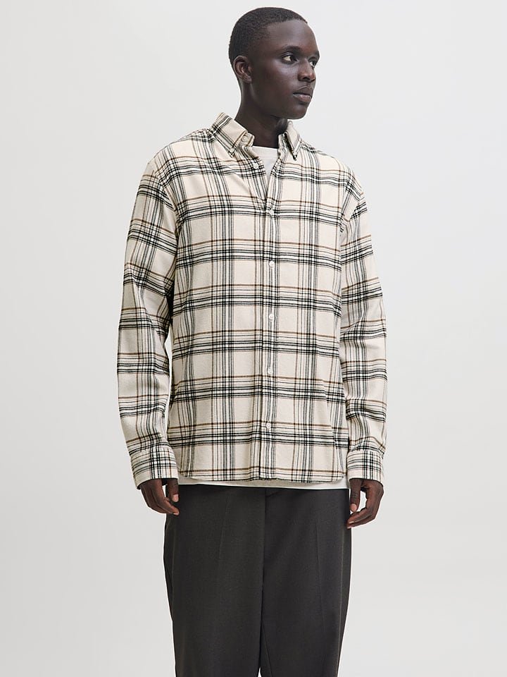 Jack & Jones Koszula - Regular fit - w kolorze beżowym