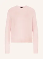 Swetry damskie - Boss Sweter Febisan Z Dodatkiem Alpaki rosa - BOSS - miniaturka - grafika 1