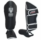 Ochraniacze do sportów walki - Masters FIGHT EQUIPMENT Ochraniacze piszczeli i stopy, NS-20, rozmiar M - miniaturka - grafika 1