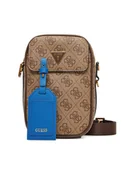 Nerki - Guess Saszetka HMMILO P5425 Brązowy - miniaturka - grafika 1