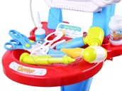 Zabawy w naśladowanie dorosłych - KOLOROWY ZESTAW WÓZEK LEKARSKI DLA DZIECKA - miniaturka - grafika 1