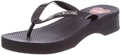 Klapki i japonki damskie - Love Moschino Ja28064g0gi3000, japonki damskie, czarne, 36 EU, czarny, 36 EU - miniaturka - grafika 1