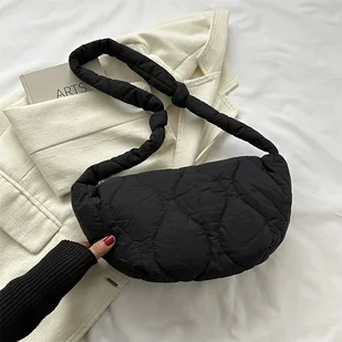 TEMU Damska Torba na Ramię o Dużej Pojemności z Odpinanym Paskiem - Elegancka Biała/Beżowa/Brzoskwiniowy/Brązową/Tani//Czarne/Zielone - Zamknięcie i - Torebki damskie - miniaturka - grafika 1