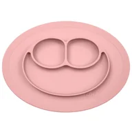 Miseczki i talerzyki dla dzieci - EZPZ EZPZ Talerzyk 2w1 Happy Mat EUMMB005 - miniaturka - grafika 1