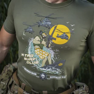 M-Tac - Koszulka Surf Club - Light Olive - 80062038 - Odzież taktyczna i umundurowanie - miniaturka - grafika 13