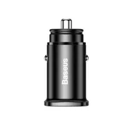 Ładowarki samochodowe - Baseus Square PPS inteligentna ładowarka samochodowa z portami USB Quick Charge 4.0 QC 4.0 i USB-C PD 3.0 SCP czarny (CCALL-AS01 - miniaturka - grafika 1