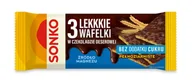 Batoniki - Sonko 3 Lekkkie wafelki w czekoladzie deserowej bez dodatku cukru 36 g - miniaturka - grafika 1