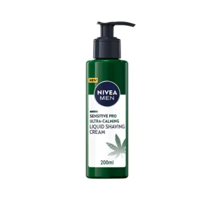 Nivea Men Sensitive Pro Ultra-Calming płynny krem do golenia 200ml - Kosmetyki do golenia - miniaturka - grafika 1