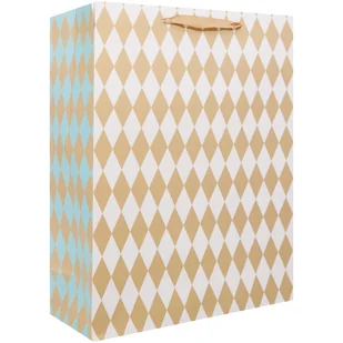 Sparklez Torba Prezentowa W Romby Rozmiar L - Opakowania i torebki na prezenty - miniaturka - grafika 1