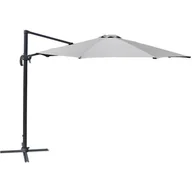 Parasole ogrodowe - HOME &amp; GARDEN Parasol ogrodowy Roma 350 cm Grey / Light Grey z podstawą 965847 - miniaturka - grafika 1