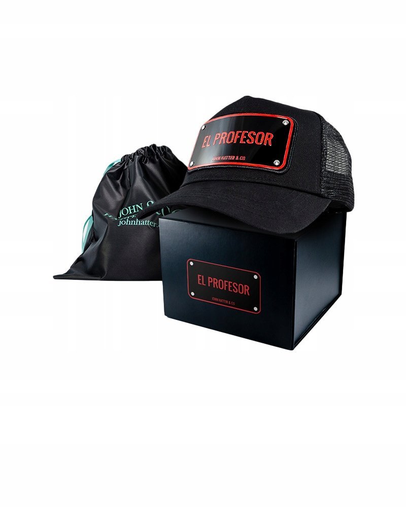 John hatter czapka z daszkiem baseball cap czarna el profesor