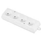 Gniazdka elektryczne - Gniazdo przedłużacza GN-460 4x2P 230V - miniaturka - grafika 1