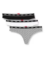 Majtki damskie - BOSS Stringi damskie Triplet Thong Design, Open White123., XL - miniaturka - grafika 1