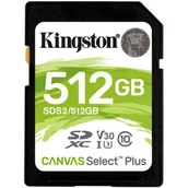 Karty pamięci - Kingston Canvas Select Plus 512MB (SDS2/512GB) - miniaturka - grafika 1