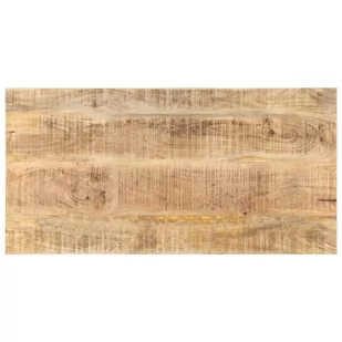 vidaXL Blat stołu, lite drewno mango, 25-27 mm, 140x60 cm vidaXL - Blaty meblowe i parapety okienne - miniaturka - grafika 1