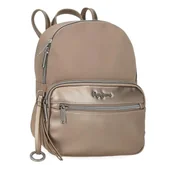 Plecaki - Pepe Jeans Ruby Plecak Casual Beżowy 20 x 25,5 x 10 cm Poliester i PU 5,36L by Joumma Bags, beż, Talla única, plecak na co dzień - miniaturka - grafika 1