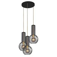 Lampy sufitowe - Kaja ALFRED OLSZEWSKI Żyrandol K-4522 z serii ARVI BLACK - miniaturka - grafika 1