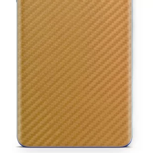 Folia naklejka skórka strukturalna na TYŁ do Lenovo Yoga Tab 3 10 -  Carbon Złoty - apgo SKINS - Akcesoria do tabletów i e-booków - miniaturka - grafika 1
