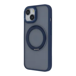 Etui TECTO SHIELD Secure Spinning Mag do Apple iPhone 14 Przezroczysto-granatowy - Etui i futerały do telefonów - miniaturka - grafika 1
