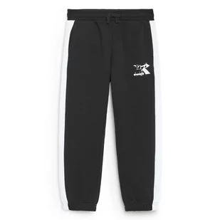 Spodnie dresowe chłopięce DIADORA JB.PANTS CUFF TWISTER - Odzież sportowa dziecięca - miniaturka - grafika 1