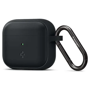 Etui pokrowiec Spigen Silicone Fit do Apple AirPods 3 Black - Akcesoria do słuchawek - miniaturka - grafika 1