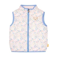 Kurtki i płaszcze dla dziewczynek - Steiff Dziewczęca kamizelka dwustronna kurtka przejściowa, Bright White, 098, Bright White, 98 cm - miniaturka - grafika 1