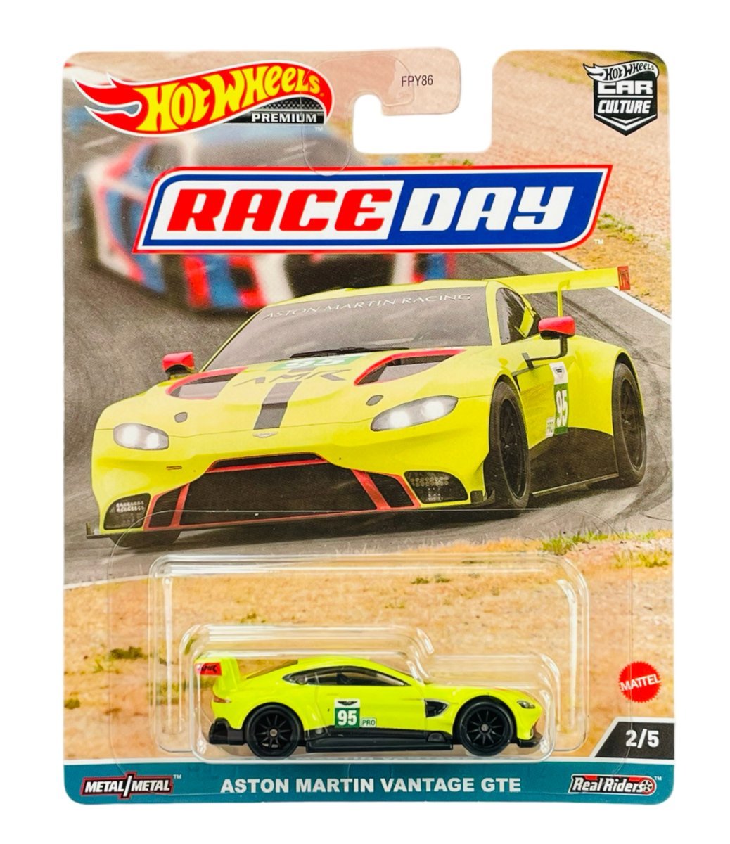 HOT WHEELS 2021 ASTON MARTIN VANTAGE GTE RACE DAY 2/5 HKC60
