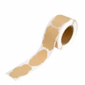 Szkolne artykuły papiernicze - Naklejki na rolce etykiety vintage kraft 250 szt. - miniaturka - grafika 1