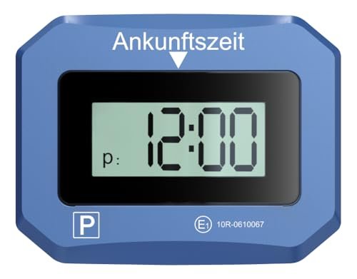 Technaxx Elektroniczna tarcza parkingowa TX-272 elektroniczny timer parkowania – czujnik ruchu, automatyczna regulacja czasu, podwójny podświetlany wyświetlacz SOS