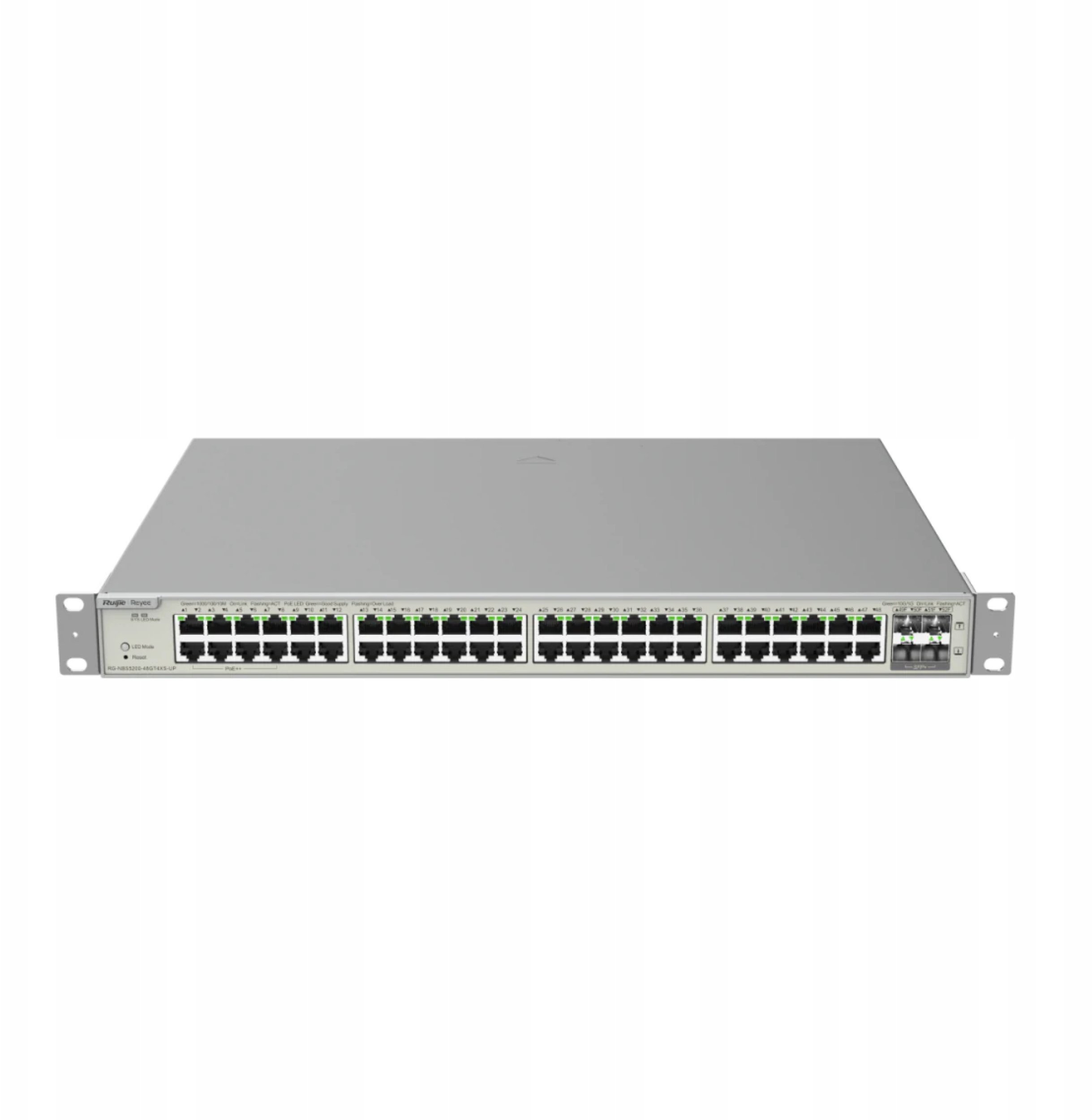 Reyee 48-Port Gigabit Layer 3 PoE Switch, 48x Gbit, 4x SFP+, 740W Switche RG-NBS5200-48GT4XS-UP RG-NBS5200-48GT4XS-UP