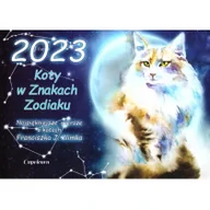 Kalendarze - Kalendarz 2023 Koty w Znakach Zodiaku - miniaturka - grafika 1