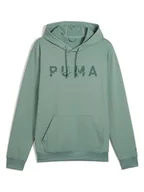Bluzy sportowe męskie - Puma Bluza funkcyjna "Cloudspun" w kolorze zielonym - miniaturka - grafika 1