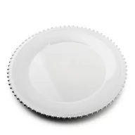 Pojemniki na przyprawy - Mondex MONDEX BLANCHE COLOURS PODTALERZ DEKORACYJNY 33 X 33 CM BIAŁY TWORZYWO SZTUCZNE HTOS6865 4 - miniaturka - grafika 1